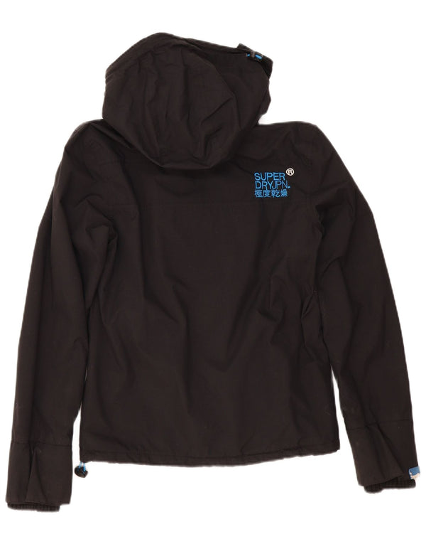 Jachetă Windbreaker cu glugă Superdry pentru femei UK 10 Small Black