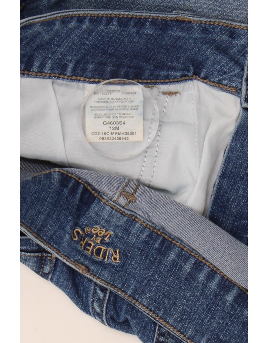 Pantaloni scurți LEE Riders Denim US 12 Large W32 Blue Bumbac