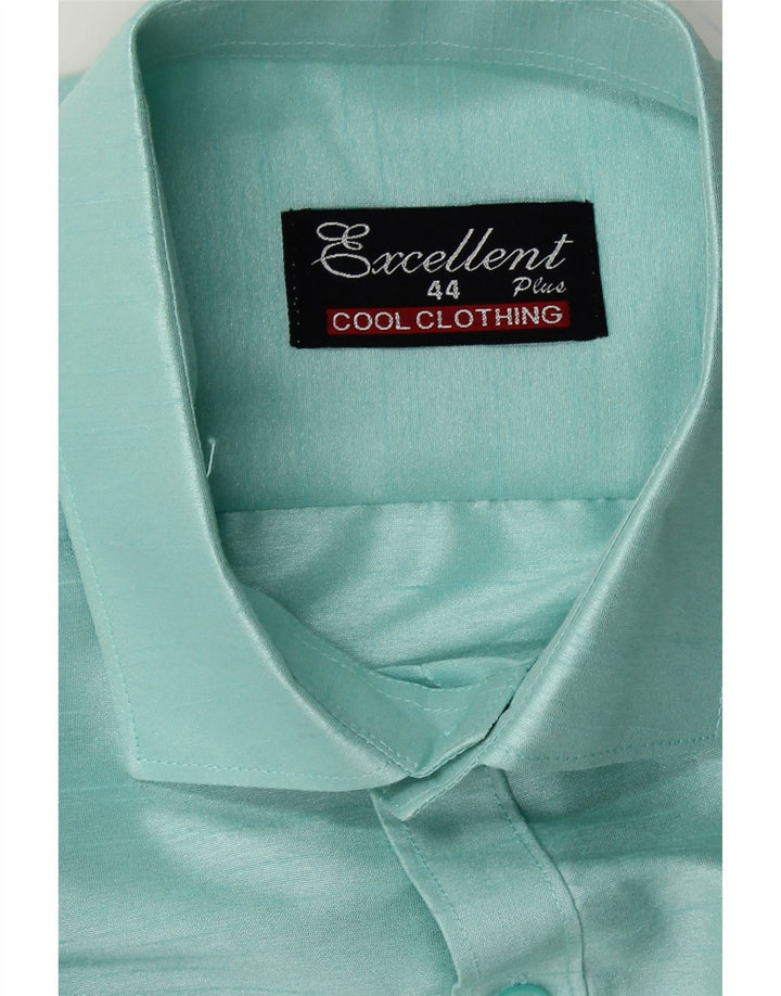 VINTAGE Mens Shirt Size 44 XL Blue Vintage Vintage and Second-Hand Vintage from Messina Hembry 
