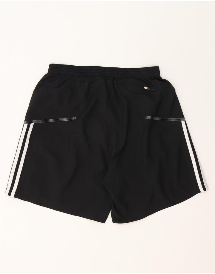 Pantaloni scurți sport pentru bărbați Adidas Climalite, poliester mediu negru