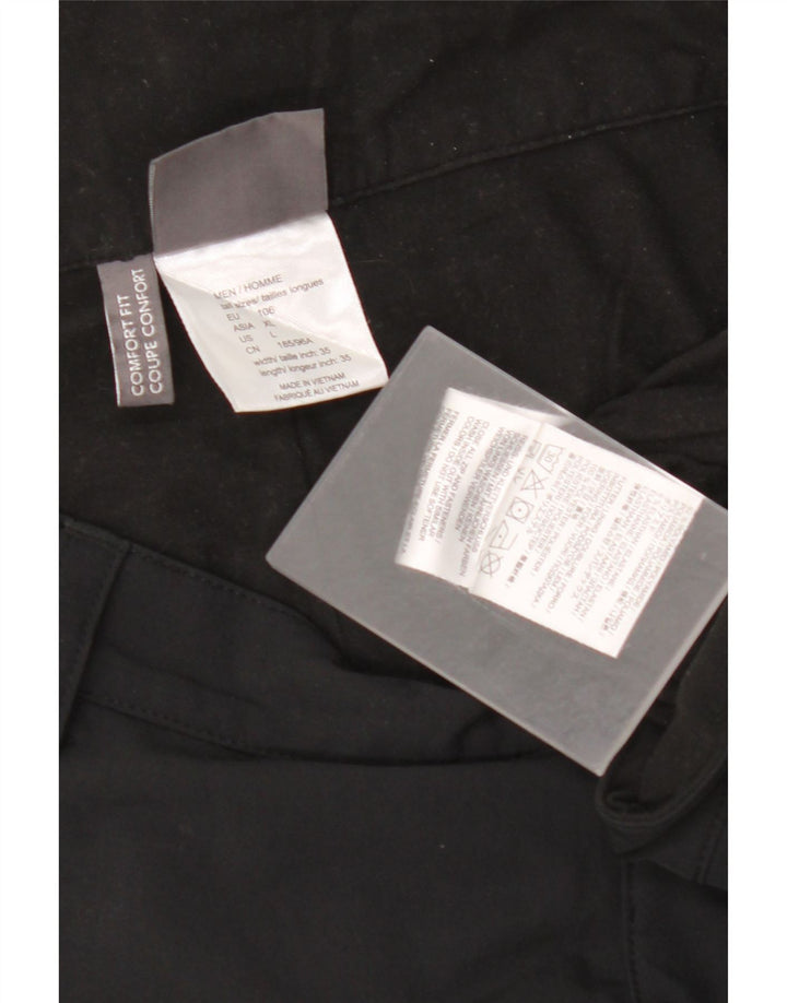JACK WOLFSKIN Pantaloni drepți pentru bărbați, mari W35 L35, negri