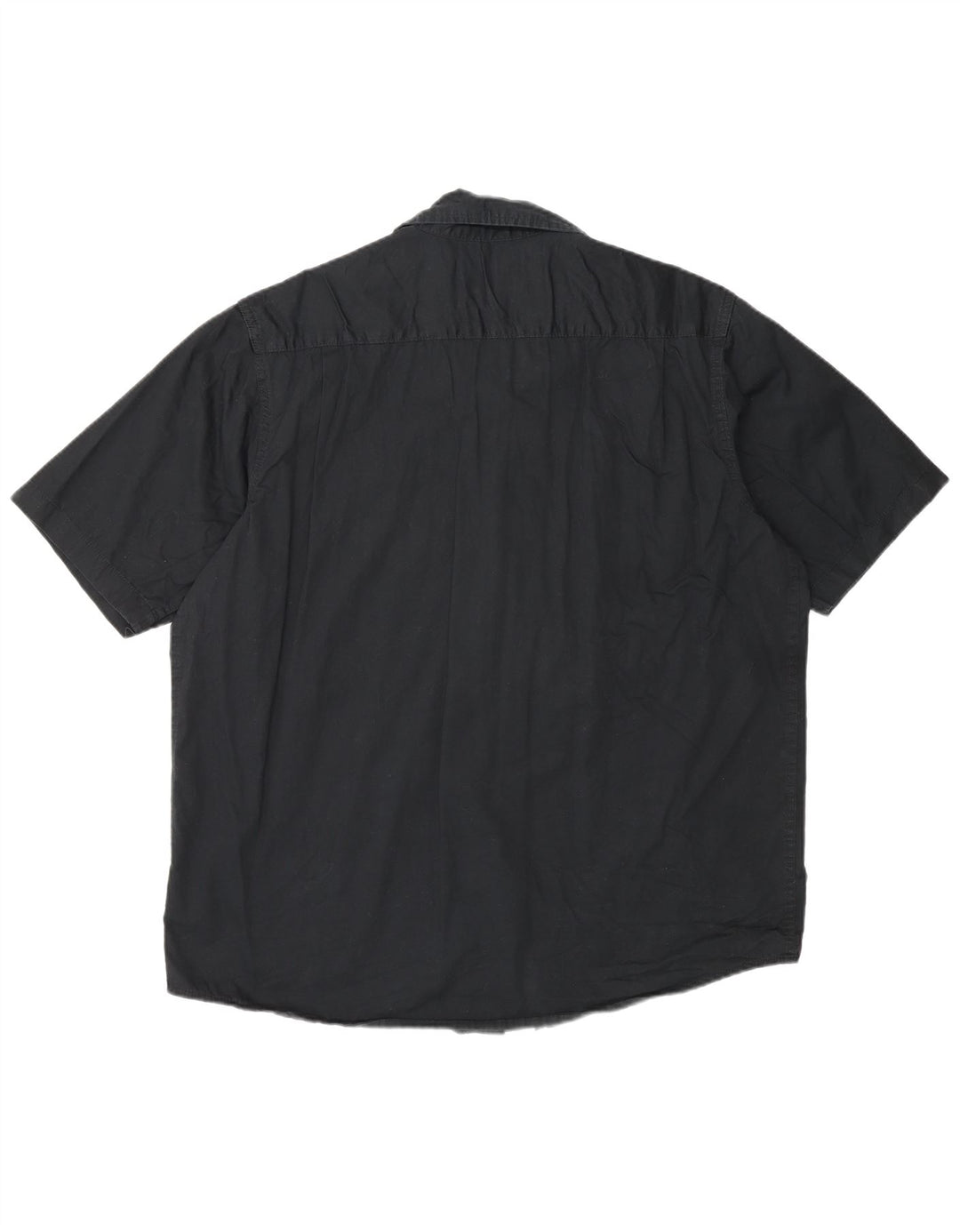 Cămașă cu mânecă scurtă pentru bărbați Wrangler, bumbac negru mare