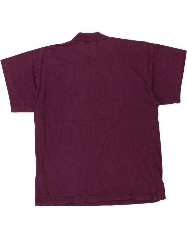 EDDIE BAUER Mens T-Shirt Top Large Purple Cotton Vintage Eddie Bauer and Second-Hand Eddie Bauer from Messina Hembry 