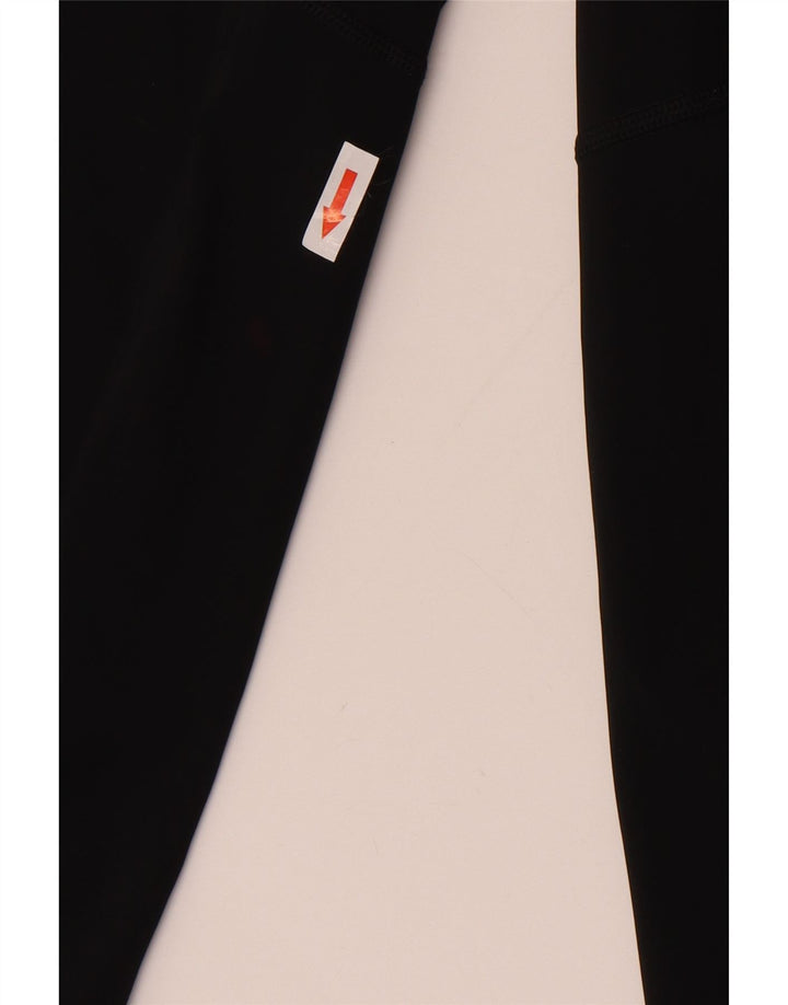 Leggings Nike Dri Fit Graphic Capri pentru femei UK 12 Poliester mediu negru