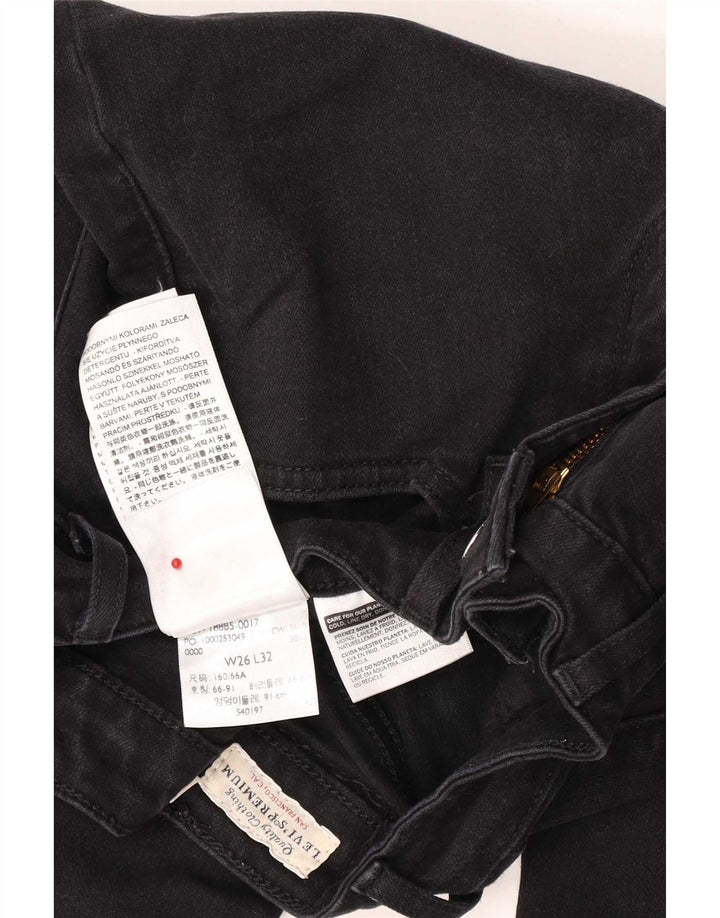 Blugi Levi's 715 Bootcut W26 L32 bumbac negru