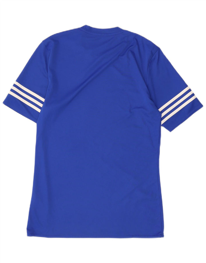 Tricou ADIDAS Climalite pentru bărbați Top mic, albastru, poliester