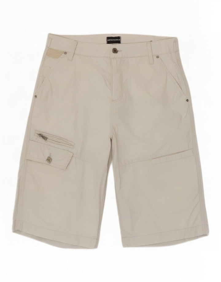 Pantaloni scurți cargo pentru bărbați Emporio Armani W34 Large Gri