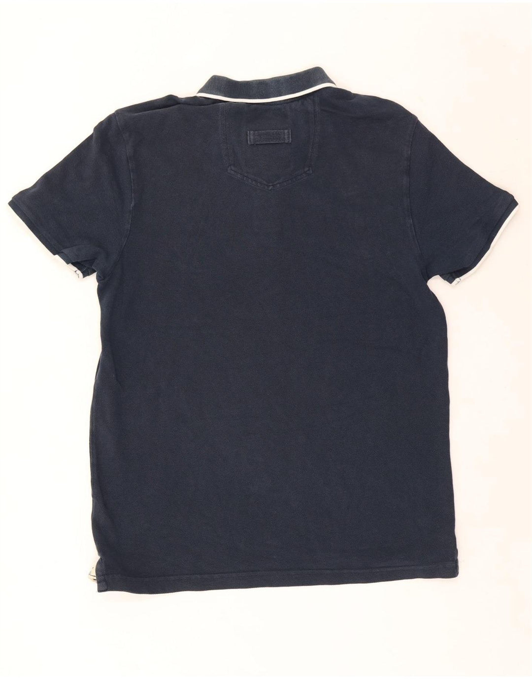 Tricou polo pentru bărbați Fat Face, bumbac mediu albastru bleumarin