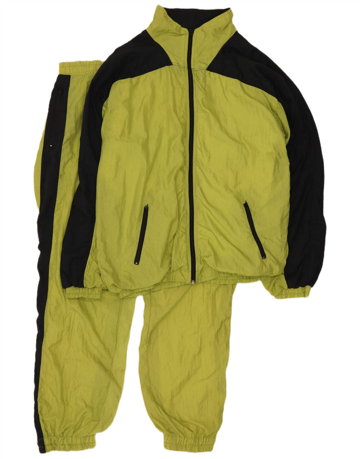 Trening Vintage pentru bărbați, XL, galben Colorblock Nylon