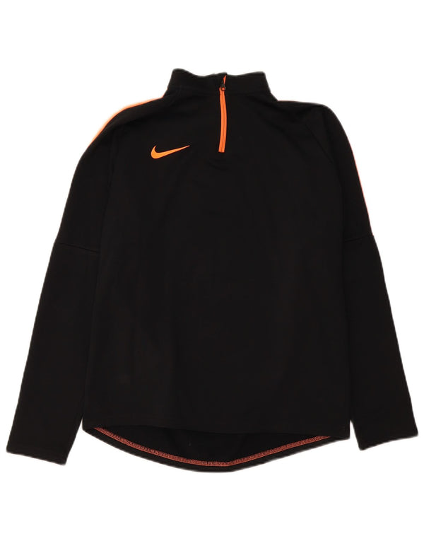 Trening pentru băieți Dri Fit Pullover Top 13-14 ani XL negru colorblock