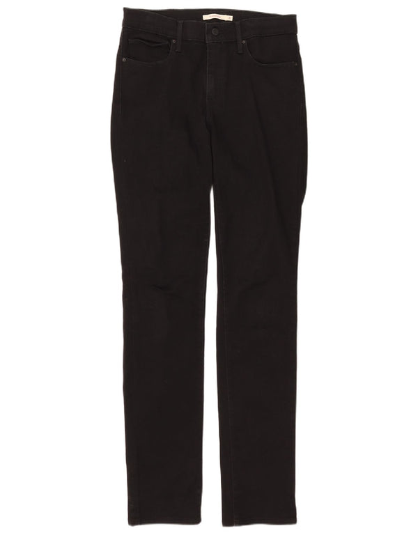Blugi pentru femei Levi's Slimming Slim W31 L34 bumbac negru