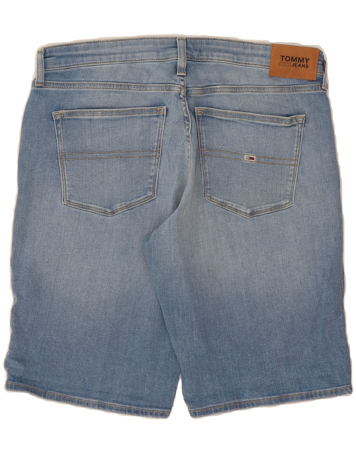 TOMMY HILFIGER Womens Denim Shorts W32 Medium Blue Cotton Vintage Tommy Hilfiger and Second-Hand Tommy Hilfiger from Messina Hembry 