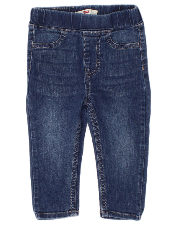 Jeans skinny Levi's pentru fetite Jegging 6-9 luni W18 L10 albastru bumbac