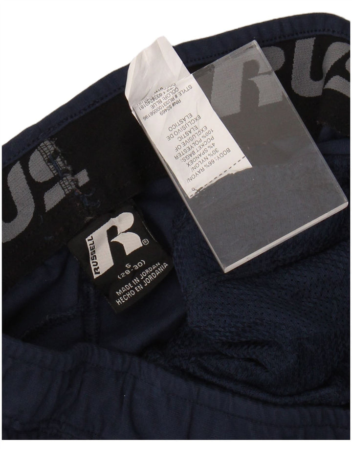 Pantaloni de trening pentru femei RUSSELL ATHLETIC, raion mic, albastru