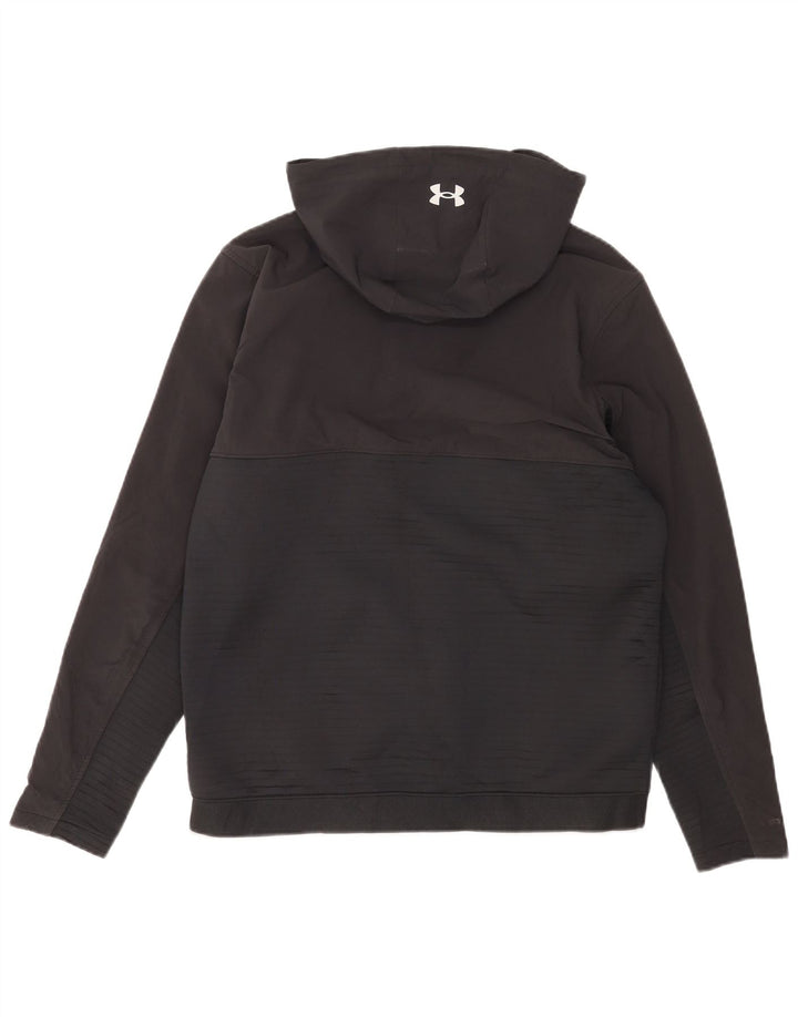 Pulover Under Armour pentru bărbați, cu fermoar, negru mediu