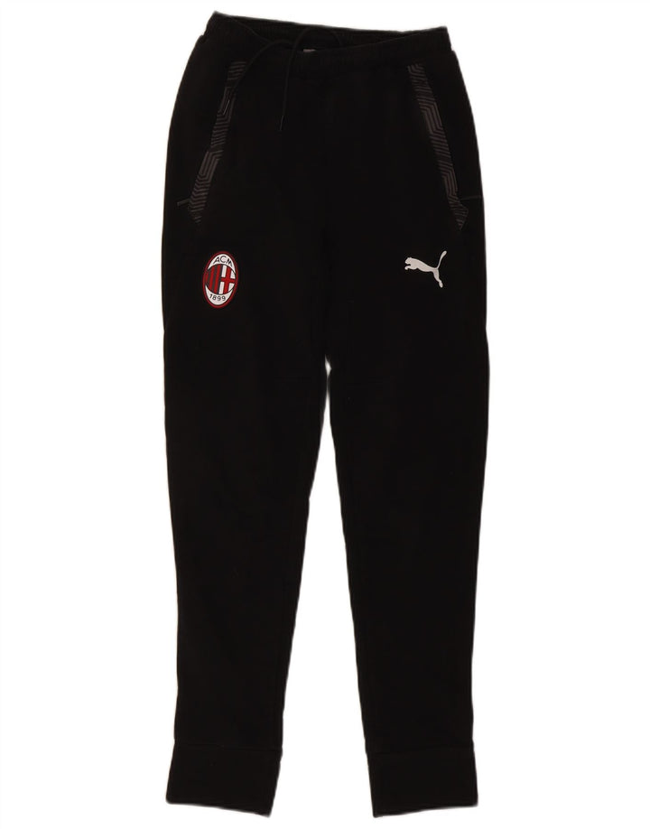 PUMA Femei AC Milan Trening Pantaloni Joggeri UK 4 XS Negru Geometric