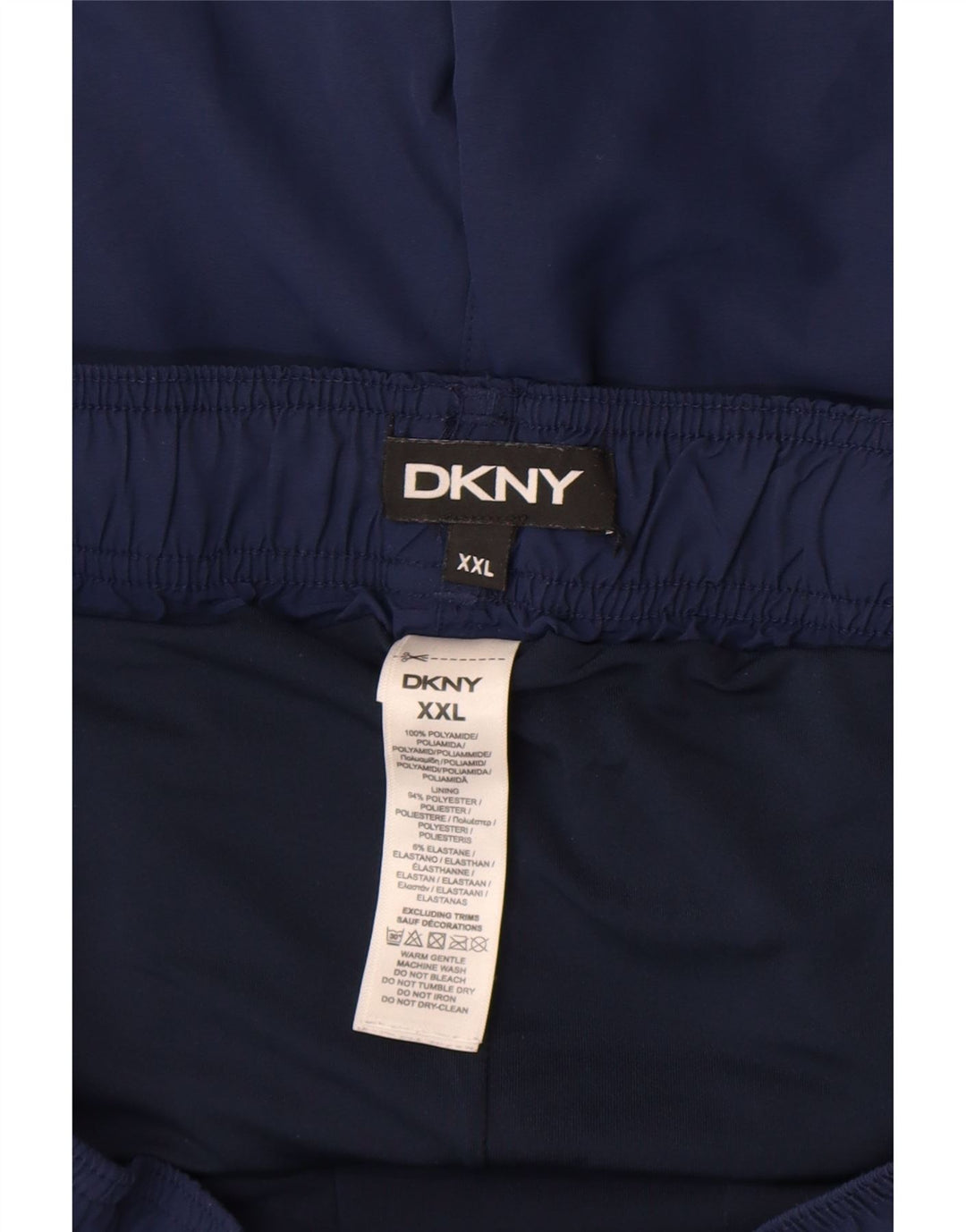 Pantaloni scurți de înot grafic pentru bărbați Dkny 2XL poliamidă bleumarin