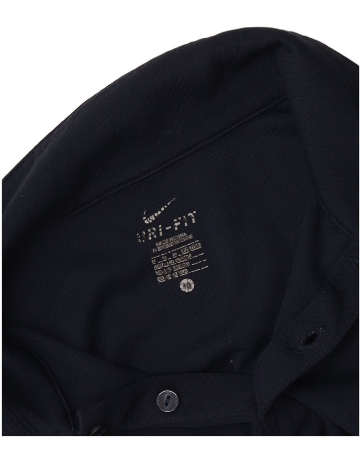 Tricou polo Nike Dri Fit pentru băieți 10-11 ani, mediu bleumarin