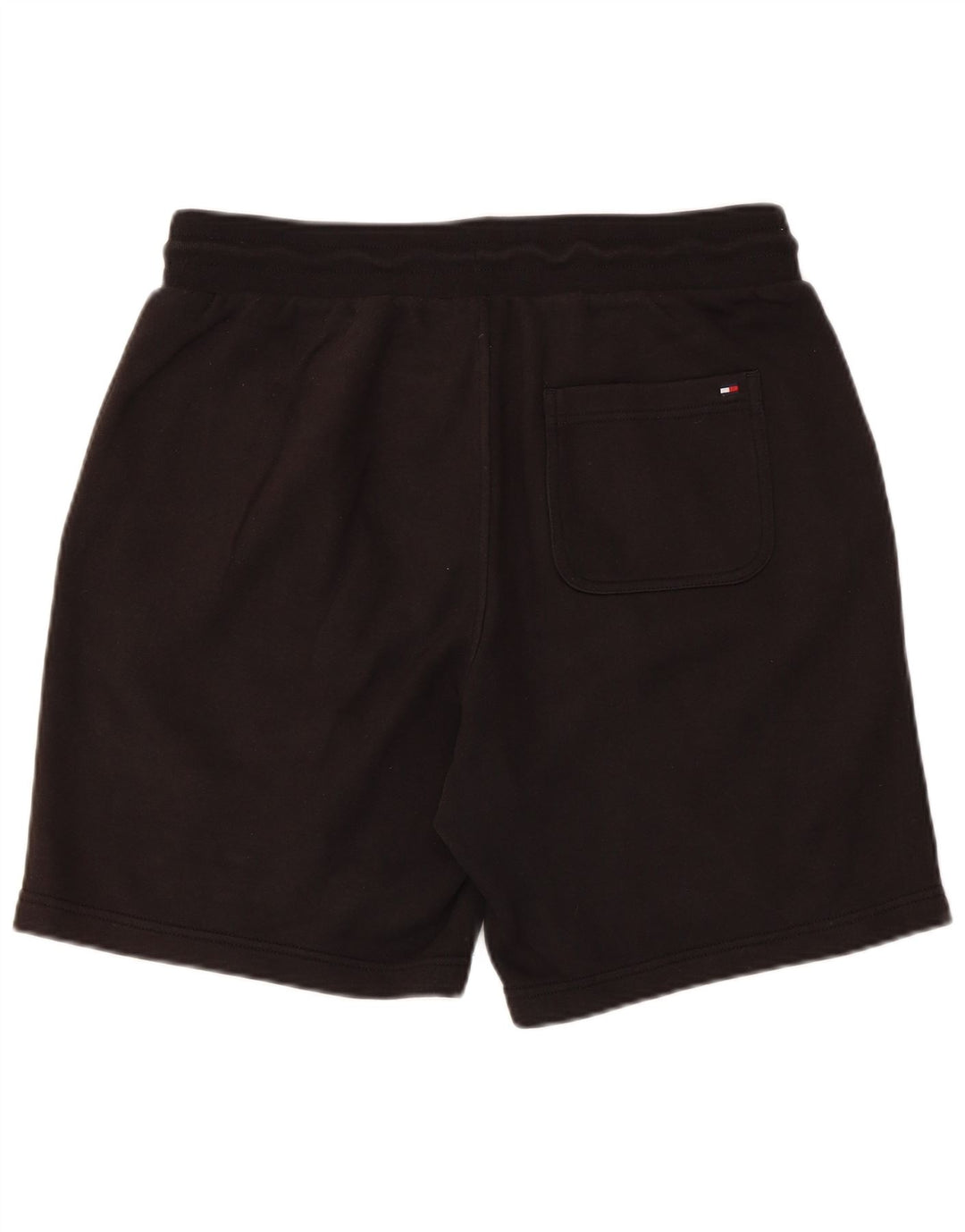 Pantaloni scurți sport grafic Tommy Hilfiger pentru bărbați, bumbac mediu negru