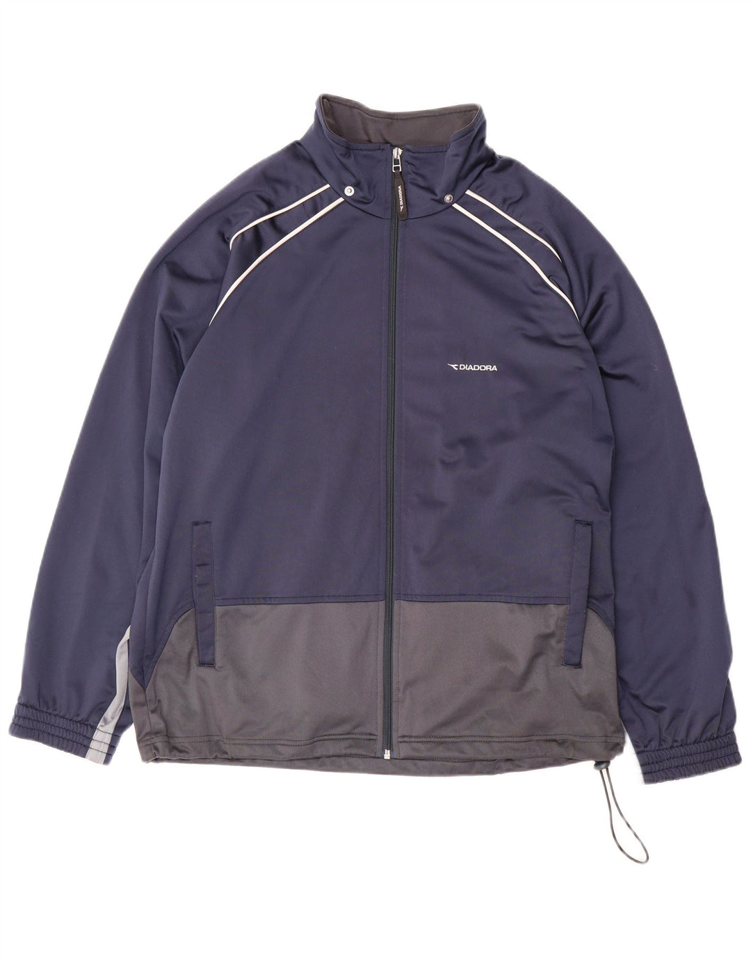 Jachetă de trening pentru bărbați DIADORA UK 40 Medium Bleumarin Colorblock