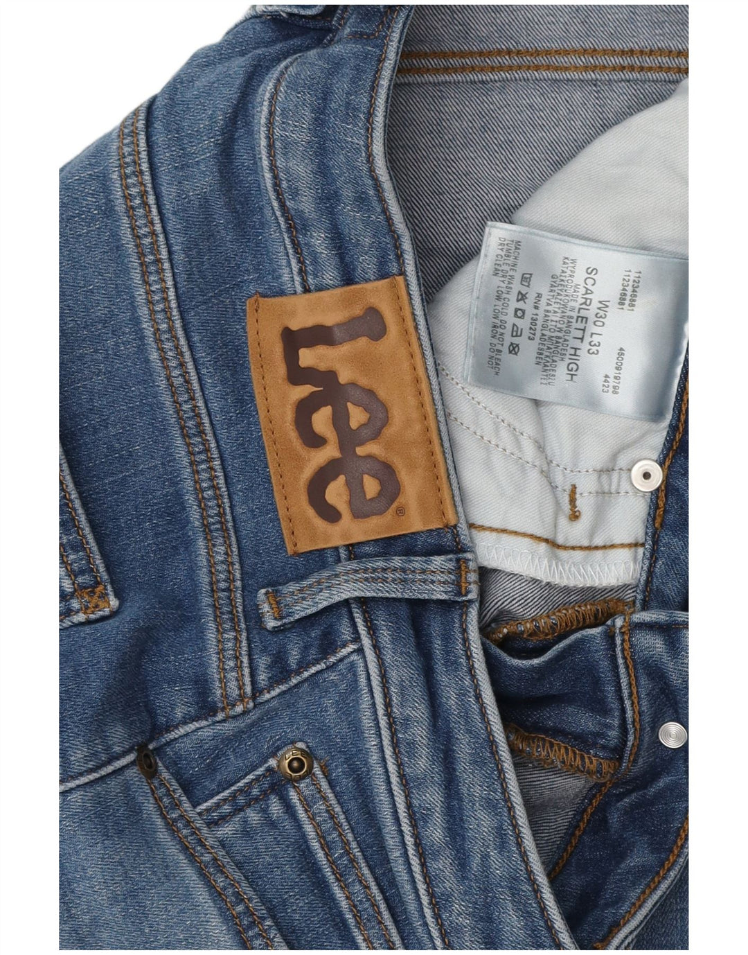 Blugi LEE Scarlett High skinny pentru femei W30 L31 bumbac albastru