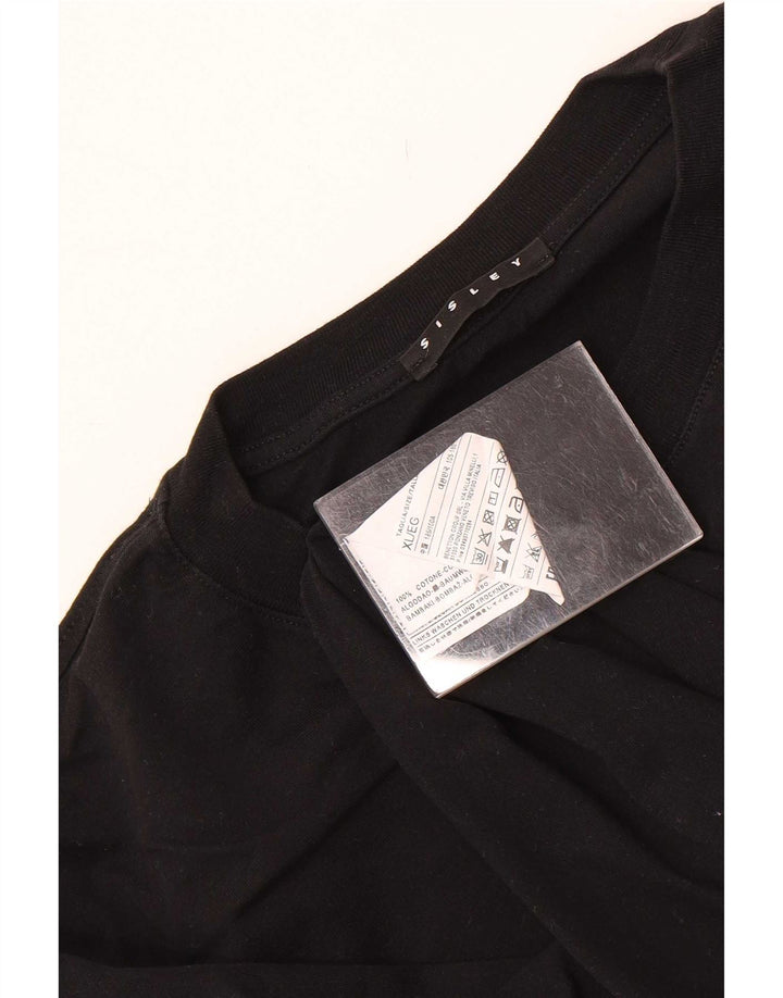 Tricou pentru bărbați Sisley Top XL bumbac negru