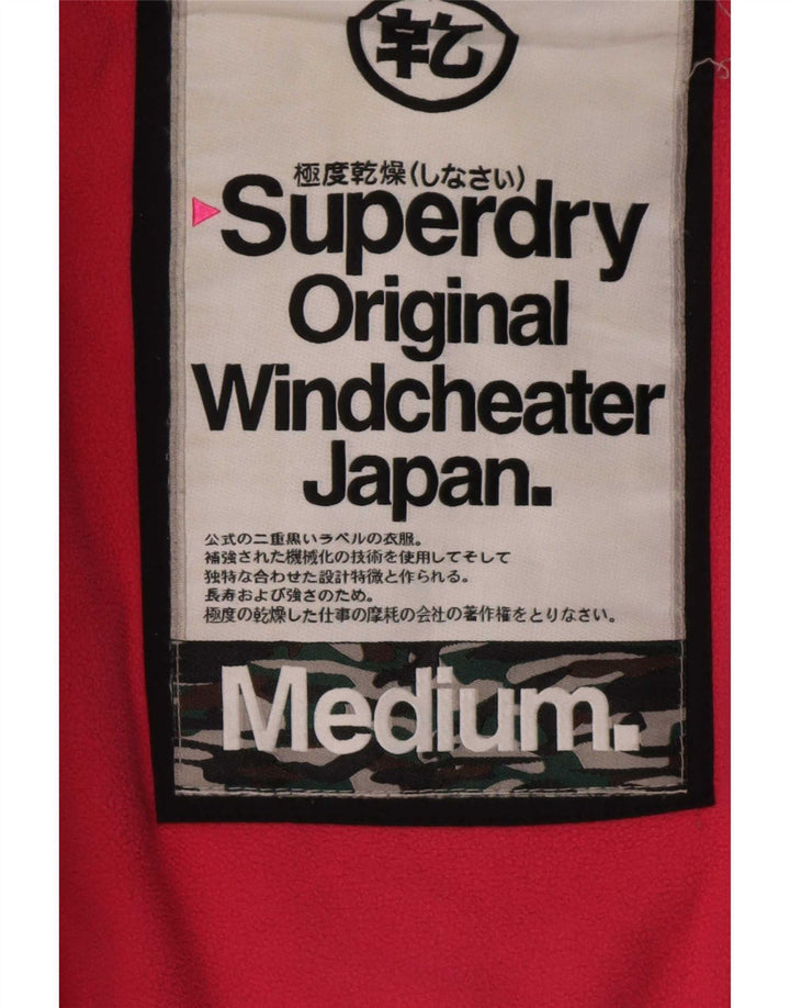 Jachetă Windbreaker cu glugă Superdry pentru femei UK 14 Medium Black