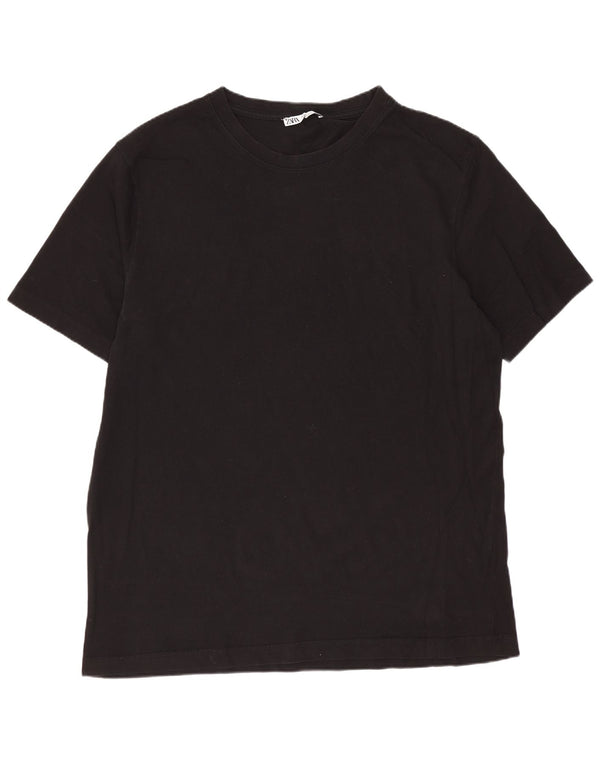 Tricou Bărbați ZARA Top XL Bumbac Negru