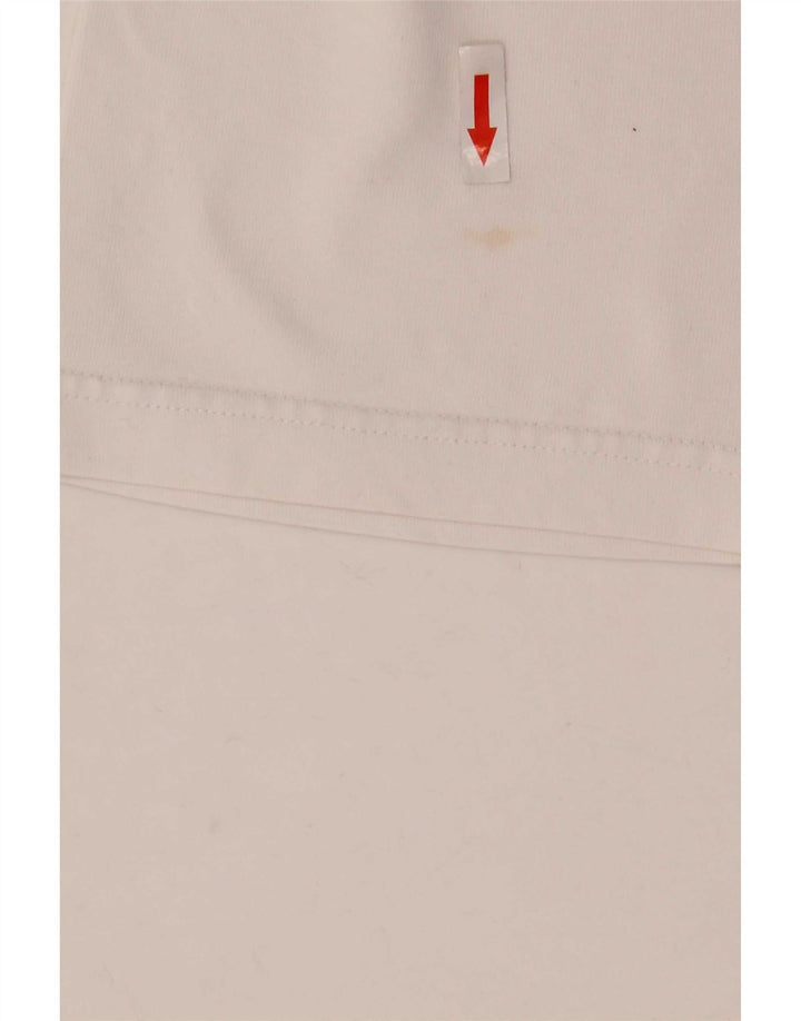 Tricou grafic pentru bărbați Adidas Top mic, alb, bumbac