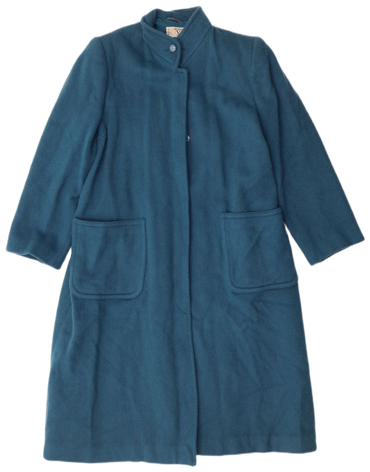 Palton Miss V Valentino pentru femei IT 44 Medium Blue Wool Classic