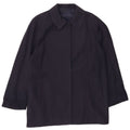 Pardesiu vintage pentru femei UK 18 XL bleumarin