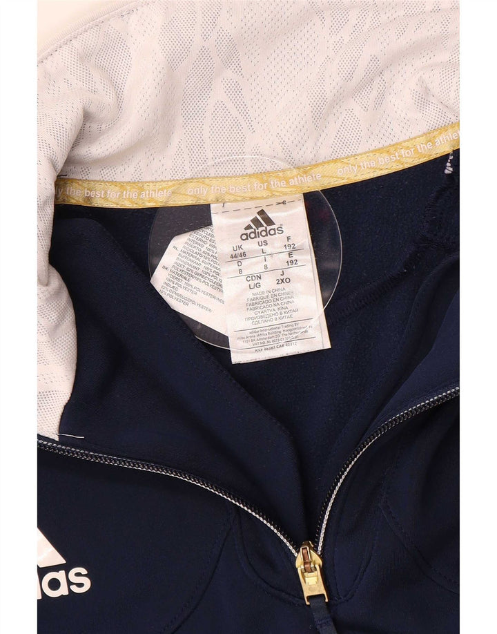 Adidas Pullover Trening Top Jacket UK 44/46 Mare bleumarin