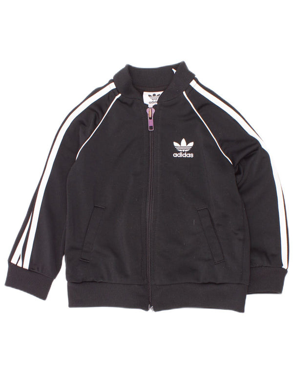 Adidas Baby Boys Trening Top Jacheta 9-12 Luni Poliester Negru