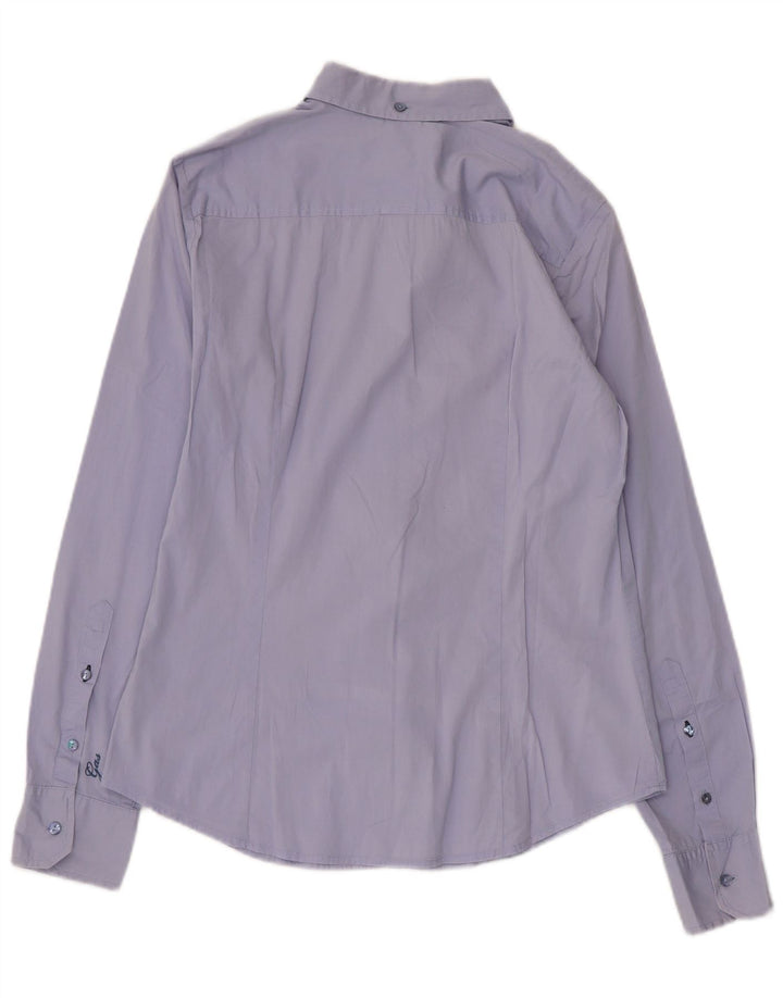 Cămașă Gas Women UK 14 Medium Blue Bumbac