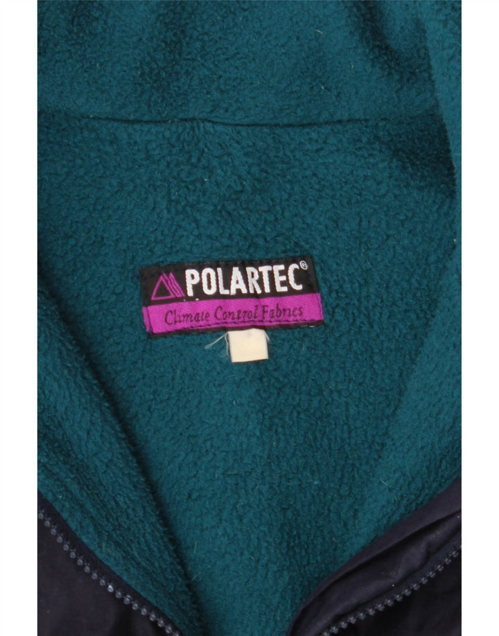 Jachetă Bomber Polartec pentru bărbați MUSTO UK 40 Poliester mare, albastru bleumarin