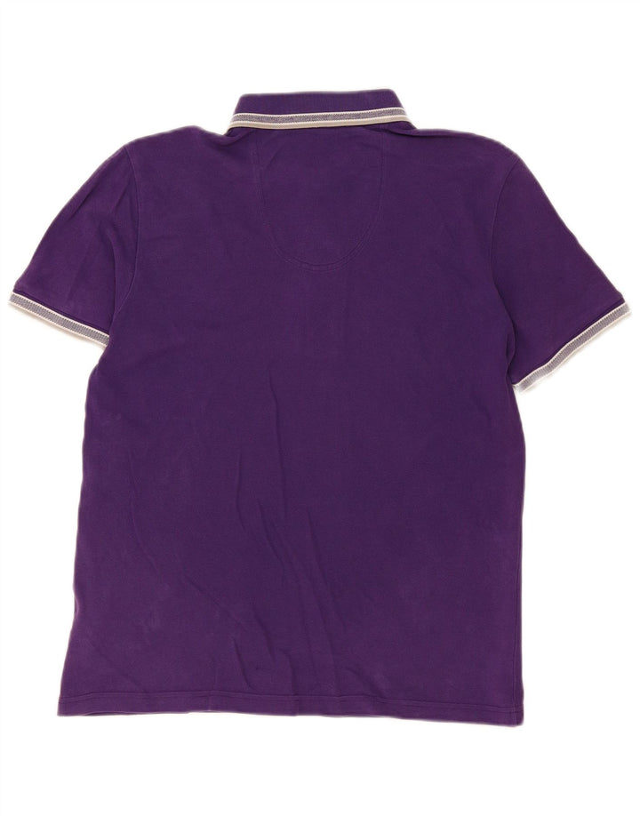 Tricou polo Hugo Boss pentru bărbați din bumbac violet mediu