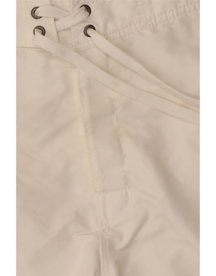 Sundek Pantaloni scurți de înot pentru bărbați, mari, alb, din poliester