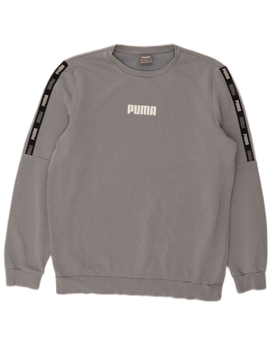 Pulover grafic pentru bărbați Puma, albastru mediu, bloc de culoare