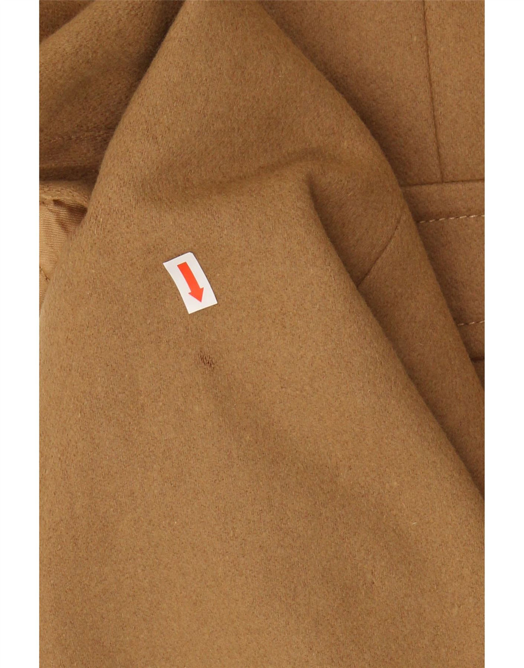 HOBBS Womens Double Breasted Coat UK 12 Medium Brown Wool