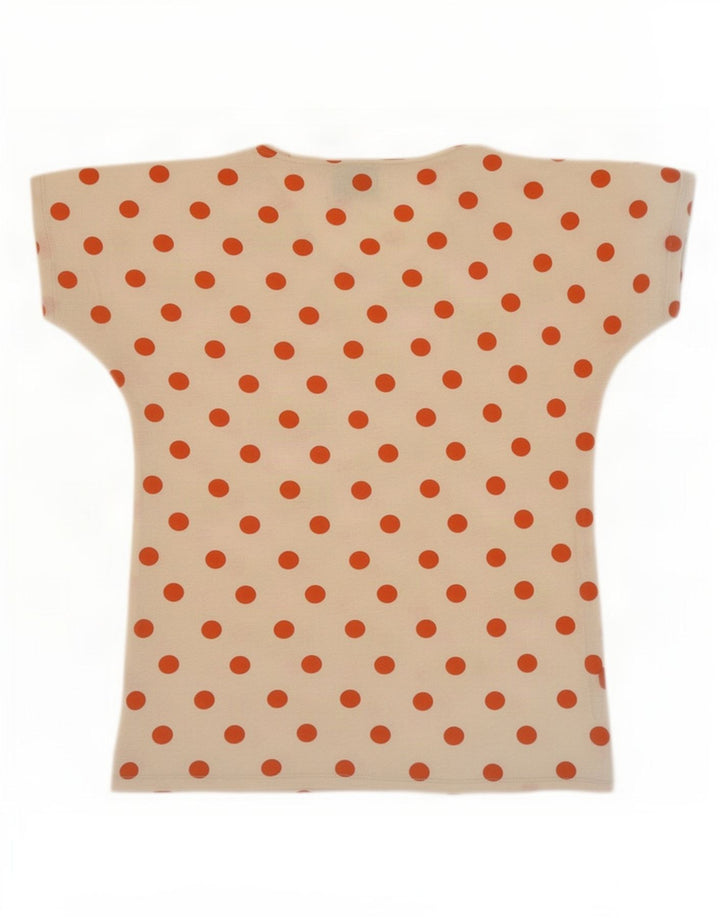 Tricou pentru femei Zara UK 12 Medium Buline alb