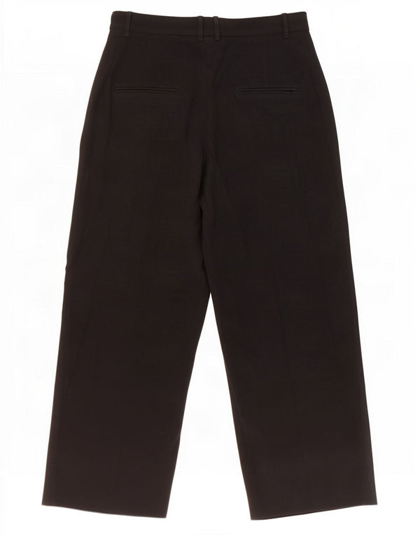 Pantaloni tăiați pentru femei cu talie înaltă Zara Mediu L28 L26 Negri