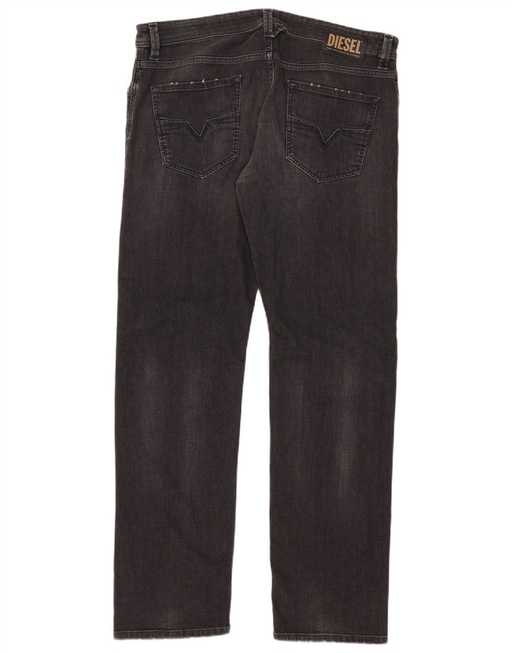 Diesel Bărbați Larkee Regular Straight Jeans W38 L32 bumbac gri