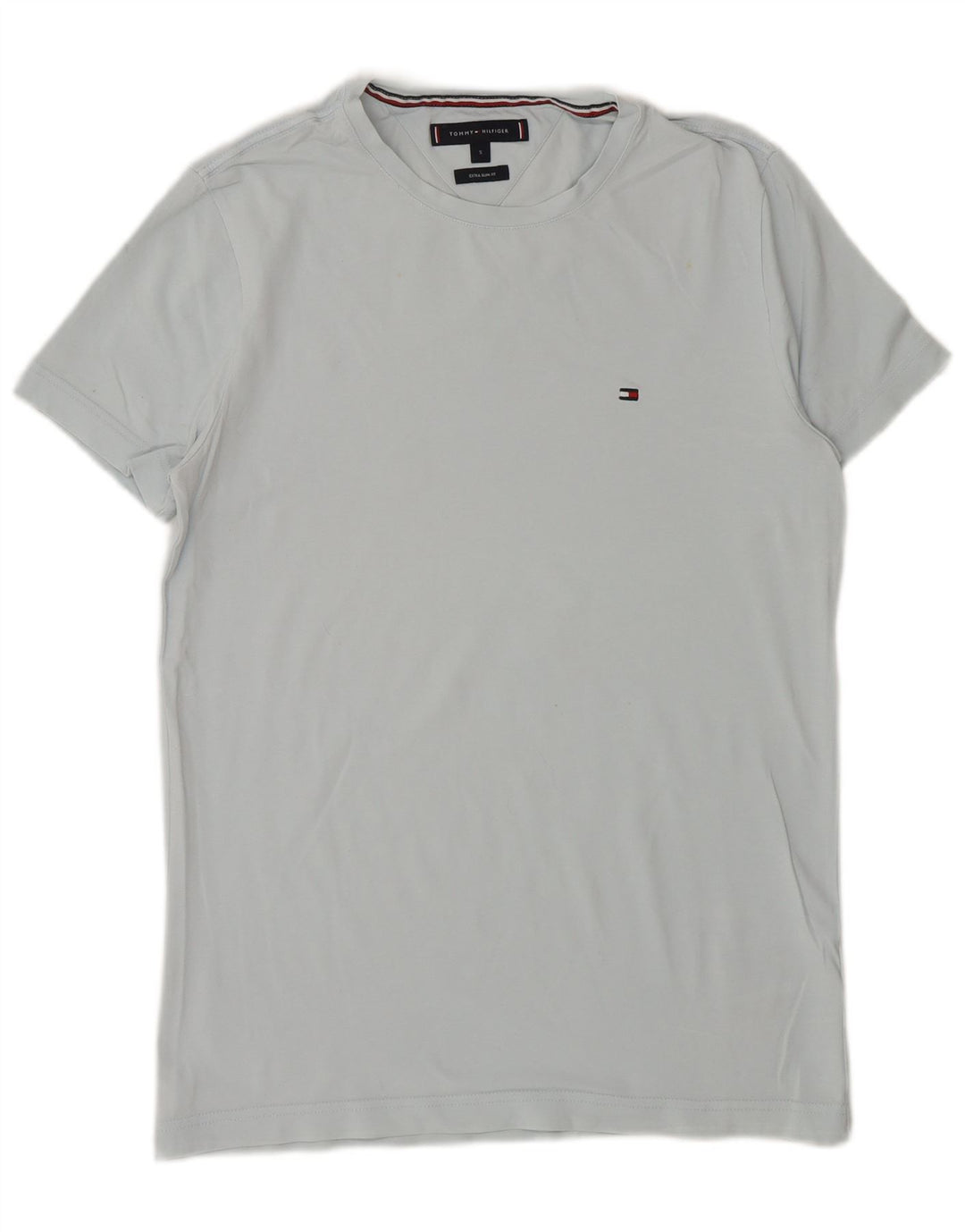 TOMMY HILFIGER Tricou Bărbați Extra Subțire Top Mic Bumbac Albastru