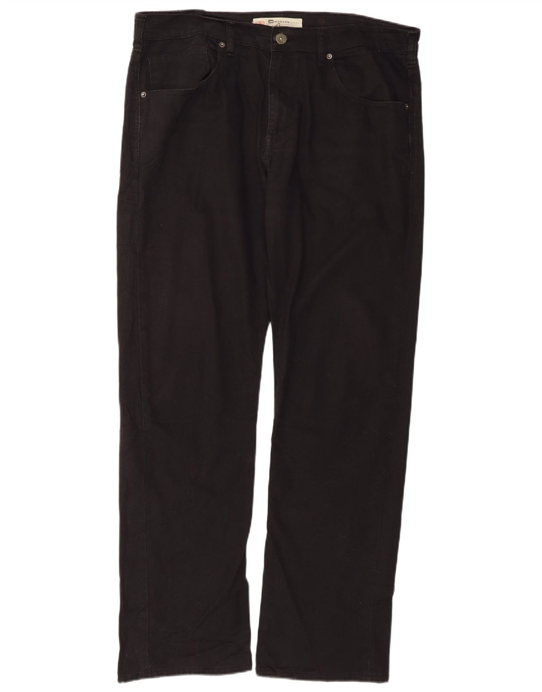 Blugi drepti pentru bărbați din seria modernă LEE W36 L32 negri