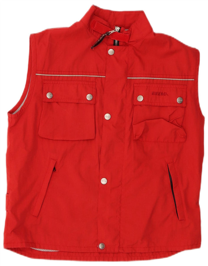 Brema Gilet utilitar pentru femei UK 10 Small Red Poliamid
