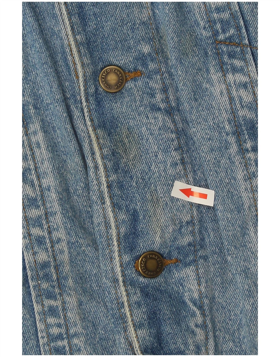 Jachetă de blugi vintage pentru bărbați UK 42 XL Albastru