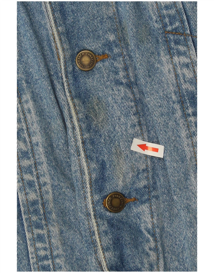 Jachetă de blugi vintage pentru bărbați UK 42 XL Albastru