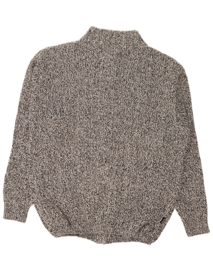 Pulover cardigan pentru bărbați Invicta, mare, gri bumbac cu pete