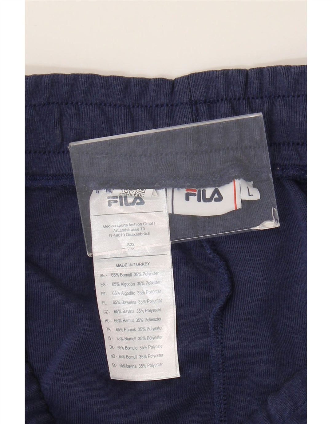 Pantaloni de trening FILA pentru bărbați, mari, albastru, bumbac