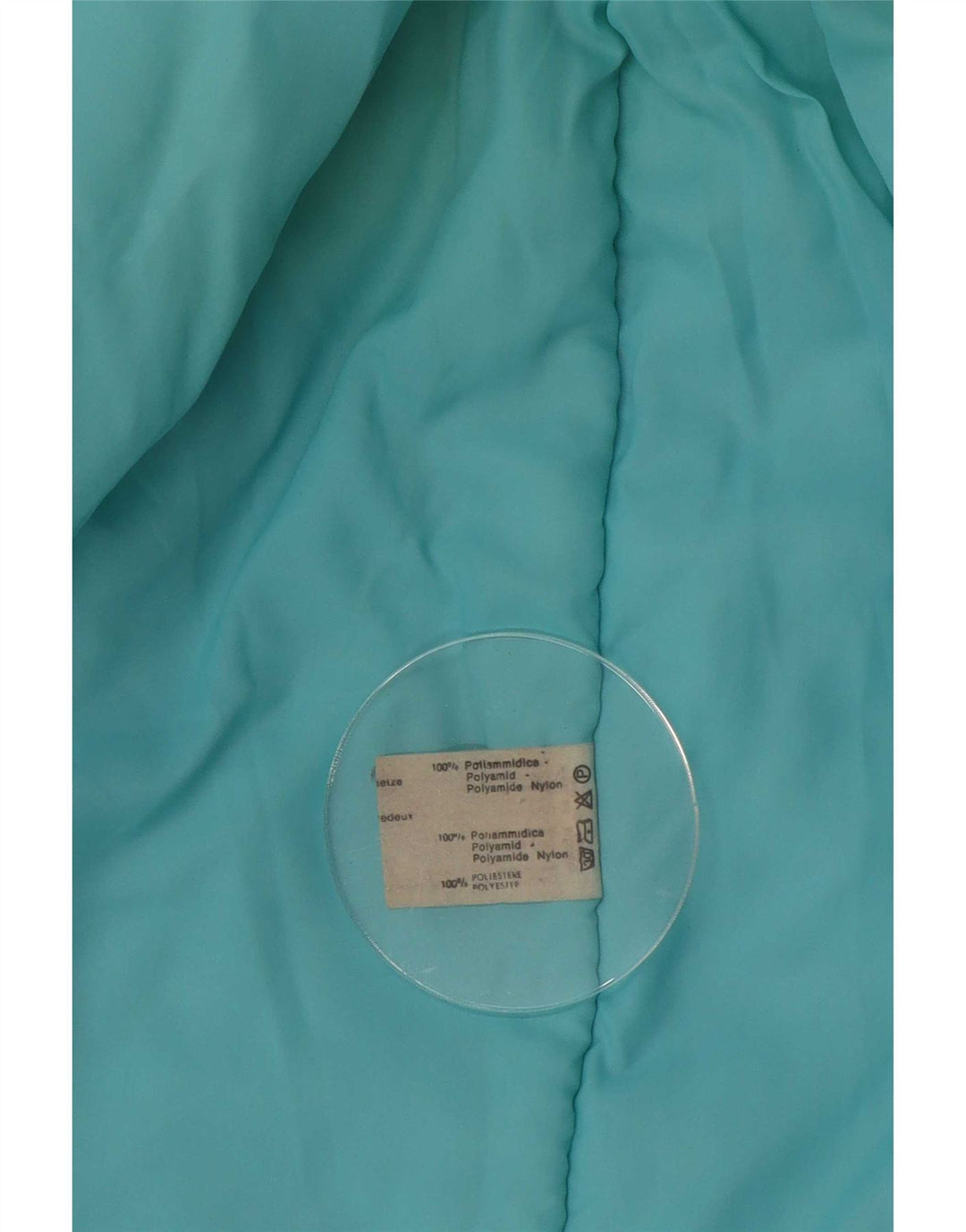 Palton supradimensionat pentru femei Vintage IT 38 XS Poliamidă albastră